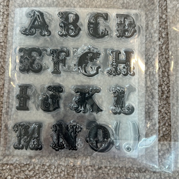 Alphabet clear stamps. - Picture 2 of 4
